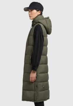 Khujo TOURIN MATT - Weste - Khaki Grün -Khujo Verkäufe 180c2663ef3e4167ad8e3d5f795484c0