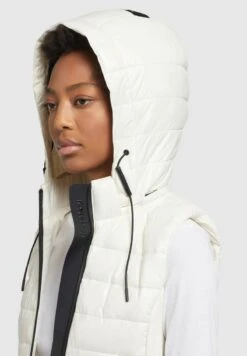 Khujo FABIA SHINY - Weste - Weiß -Khujo Verkäufe 2abe0d02b2b74109a78dd62426f84ef7