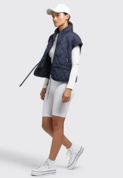 Khujo HERA - Weste - Dunkelblau -Khujo Verkäufe 33d3e0fa613844f68a6c8c6ac2a36891