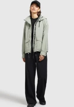 Khujo BLAIR - Übergangsjacke - Blassgrün -Khujo Verkäufe 41038aa736ec44eea4602bbbc3207a25