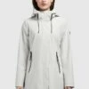 Khujo IZAF - Regenjacke / Wasserabweisende Jacke - Hellgrau -Khujo Verkäufe 41c0db244c2042a996ea844df37f4fce