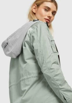 Khujo FLAMES - Leichte Jacke - Blassgrün -Khujo Verkäufe 56dee82b9982443fa52ff00b41015822