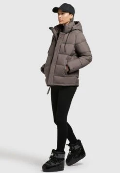 Khujo EVONA MATT - Winterjacke - Taupe -Khujo Verkäufe 982b3d612a7b435fb639e5a68044fb16