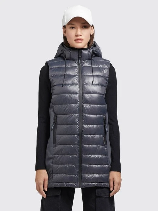 Damen Weste - BECCA SHINY Khujo Damen Weste - BECCA SHINY -Khujo Verkäufe Damen Weste BECCA SHINY pdstandard 656979 0001 modelfront 1