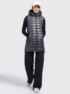 Khujo Damen Weste - BECCA SHINY 4 Khujo Damen Weste - BECCA SHINY -Khujo Verkäufe Damen Weste BECCA SHINY pdstandard 656979 0001 modelfront 3