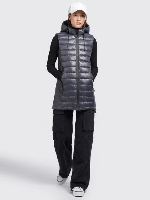 Damen Weste - BECCA SHINY Khujo Damen Weste - BECCA SHINY -Khujo Verkäufe Damen Weste BECCA SHINY pdstandard 656979 0001 modelfront 3