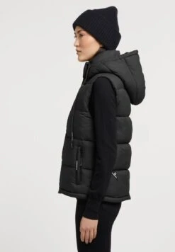 Khujo EDEN MATT - Weste - Schwarz -Khujo Verkäufe c2770a9d7aba4e319f2b4936b5bc5d11