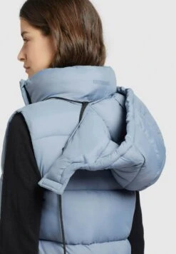 Khujo EDEN MATT - Weste - Hellblau -Khujo Verkäufe d6dd8ff6fb9d43b9b2aa81d4ea8fe184