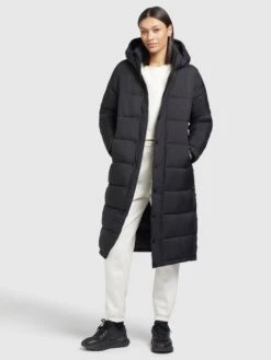 Khujo Mantel CORINNA MATT In Schwarz -Khujo Verkäufe khujo mantel corinna matt in schwarz 5