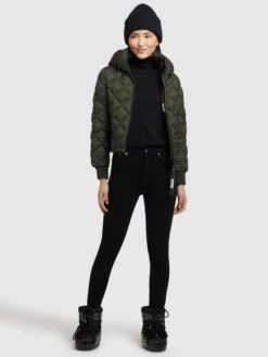Khujo Steppjacke "Adore" In Oliv -Khujo Verkäufe khujo steppjacke adore in oliv 3