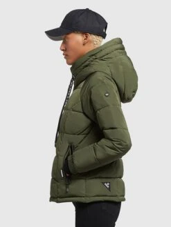 Khujo Steppjacke "Joilee" In Khaki -Khujo Verkäufe khujo steppjacke joilee in khaki 2