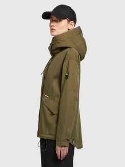 Khujo Übergangsjacke "Frips" In Oliv -Khujo Verkäufe khujo ubergangsjacke frips in oliv 3