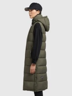 Khujo Weste TOURIN MATT In Khaki Grün -Khujo Verkäufe khujo weste tourin matt in khaki grun 2