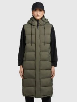 Khujo Weste TOURIN MATT In Khaki Grün -Khujo Verkäufe khujo weste tourin matt in khaki grun 3