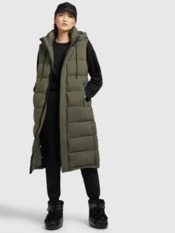 Khujo Weste TOURIN MATT In Khaki Grün -Khujo Verkäufe khujo weste tourin matt in khaki grun 5