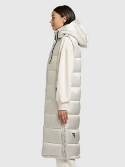 Khujo Weste TOURIN SATIN In Perlweiß -Khujo Verkäufe khujo weste tourin satin in perlweiss 2