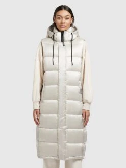 Khujo Weste TOURIN SATIN In Perlweiß -Khujo Verkäufe khujo weste tourin satin in perlweiss 3