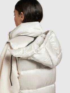 Khujo Weste TOURIN SATIN In Perlweiß -Khujo Verkäufe khujo weste tourin satin in perlweiss 7