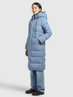 Khujo Wintermantel "Julina Matt" In Hellblau