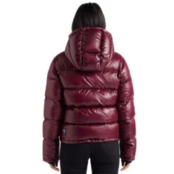 Khujo Camille Fake Down Steppjacken Shiny Wine Damen -Khujo Verkäufe khujo camille fake down 15613k203 664 wine 02 gross