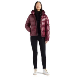 Khujo Camille Fake Down Steppjacken Shiny Wine Damen -Khujo Verkäufe khujo camille fake down 15613k203 664 wine 03 gross