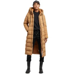 Khujo Gamber Langmantel Cedar Brown Damen -Khujo Verkäufe khujo gamber 1069co223 534 cedar brown 03 gross