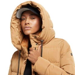 Khujo Gamber Langmantel Cedar Brown Damen -Khujo Verkäufe khujo gamber 1069co223 534 cedar brown 04 gross