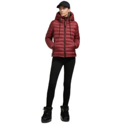 Khujo Lovina Shine Winterjacke Madder Brown Damen -Khujo Verkäufe khujo lovina shine 1213jk223 531 red 03 gross