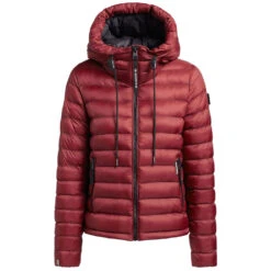 Khujo Lovina Shine Winterjacke Madder Brown Damen -Khujo Verkäufe khujo lovina shine 1213jk223 531 red 06 gross