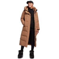 Khujo Soulani Langmantel Camel Damen -Khujo Verkäufe khujo soulani 1211co223 500 caramel 03 gross